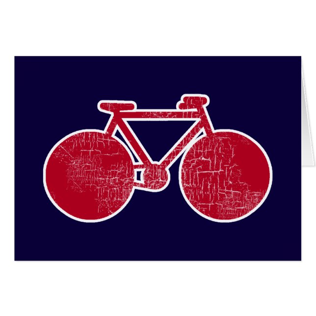 Rotes Fahrrad (Vorderseite (Horizontal))