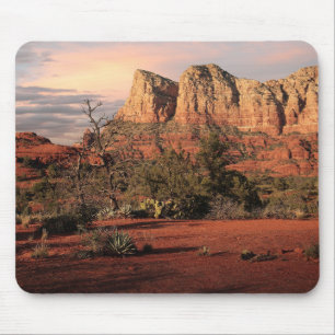 Rotes Felsen-Land Mousepad