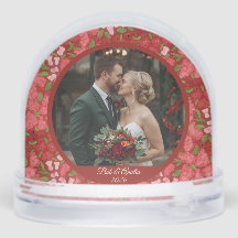 Rotes florales Ferienpersonalbild