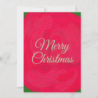 Rotes florales Frohe Weihnachten
