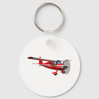 Rotes Flugzeug Schlüsselanhänger