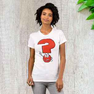 Rotes Fragezeichen Damen T-Shirt
