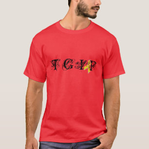 Rotes Freitag-Shirt T-Shirt