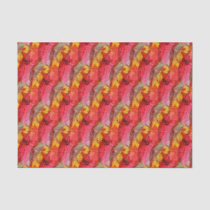 Rotes Gelb der Aquarellkunst Seidenpapier