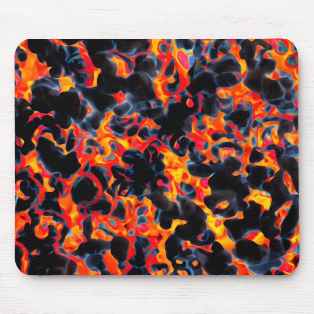 Rotes Gelb Mousepad (Vorne)