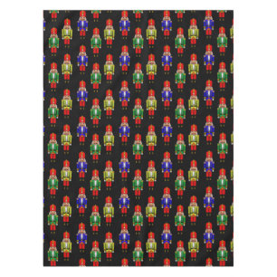 Rotes, gelbes, geflecktes Muster Tischdecke