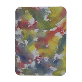 Rotes Gelbfarben Magnet