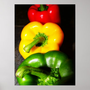 Rotes Gelbgrün Poster