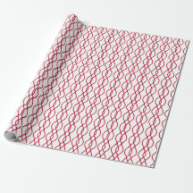 Rotes gestreiftes Geschenkpapier, Weihnachtsgesche