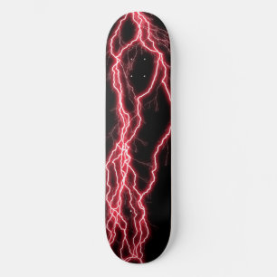 Rotes Gewitter Elektrisch Skateboard