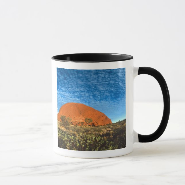 Rotes Glühen des berühmten Ayers Rock im Outback Tasse (Rechts)