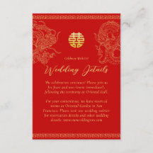 Rotes Gold Chinesische Hochzeitsdetails Dragon Pho