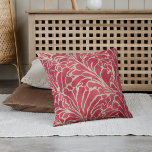 Rotes Gold Elegante Botanische Blume im Blumenstil Kissen<br><div class="desc">Rotes Gold Eleganter Blumenchic Botanische Blume Modernes Kissen Kissen im Freien Kissen bietet ein stilvolles und elegantes abstraktes Blumenmuster in Rot und Gold. Ideal für Wohngestaltung oder als Geschenk zum Geburtstag,  Muttertag oder Weihnachten. Von Evco Studio entworfen www.zazzle.com/store/evcostudio</div>