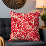 Rotes Gold Elegante Botanische Blume im Blumenstil Kissen<br><div class="desc">Rotes Gold Eleganter Blumenchic Botanische Blume Modernes Kissen Kissen Kissen bietet ein stilvolles und elegantes abstraktes Blumenmuster in Rot und Gold. Ideal für Wohngestaltung oder als Geschenk zum Geburtstag,  Muttertag oder Weihnachten. Von Evco Studio entworfen www.zazzle.com/store/evcostudio</div>