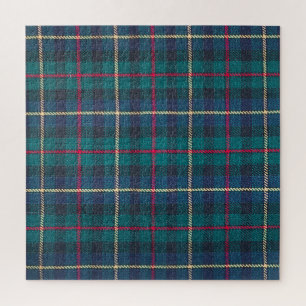 Rotes, grünes, blaues schottisches Tartan-Muster.