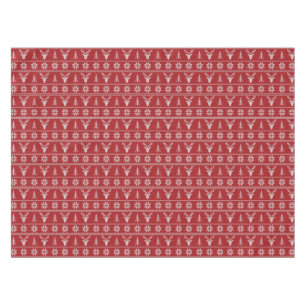 Rotes hässliches Weihnachtspulli Tischdecke