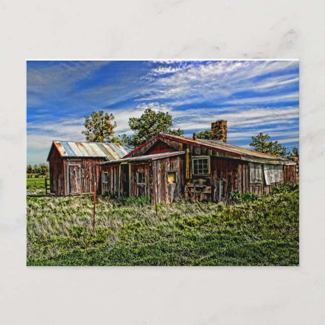 ROTES HAUS POSTKARTE (Vorderseite)