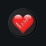 Rotes Herz Attraktive Pariser Liebe Hochzeit Magnet<br><div class="desc">Sie können die Schriftart und Farben leicht ändern. Sie können auch Ihr Logo und das Hintergrundbild hinzufügen,  wie Sie möchten.</div>