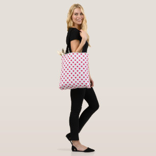 Rotes Herz auf weißem Hintergrund > Valentine Tasc Tasche