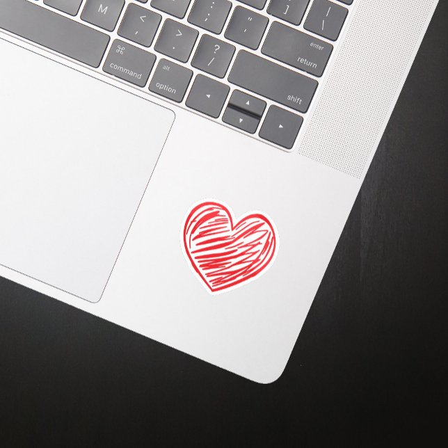Rotes Herz Aufkleber (Von Creator hochgeladen)