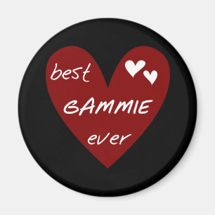 Rotes Herz beste Gammie überhaupt T-Shirts und Ges Magnet