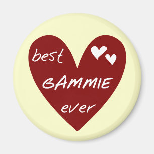Rotes Herz beste Gammie überhaupt T-Shirts und Magnet