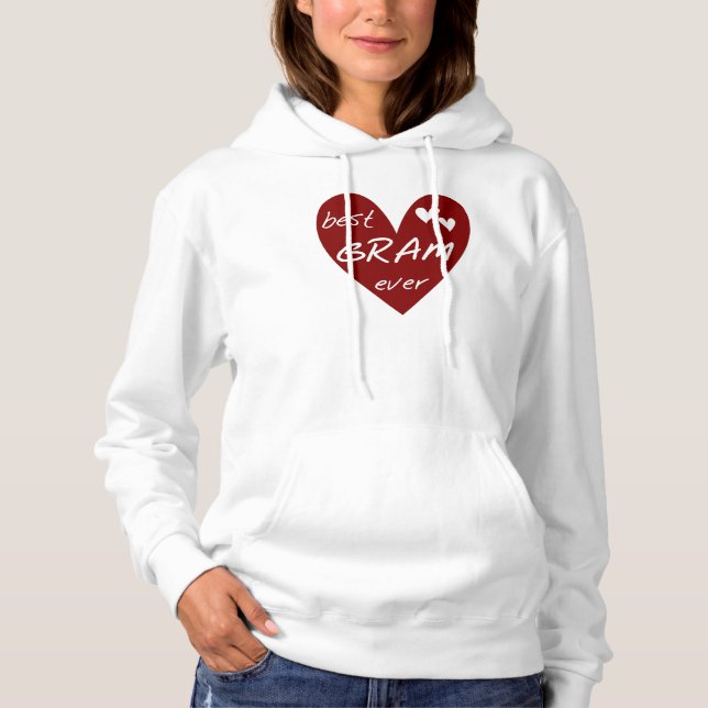 Rotes Herz-beste Gramm-überhaupt T-Shirts und (Vorderseite)