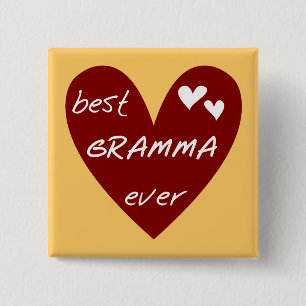 Rotes Herz beste Gramma überhaupt T - Shirts und Button