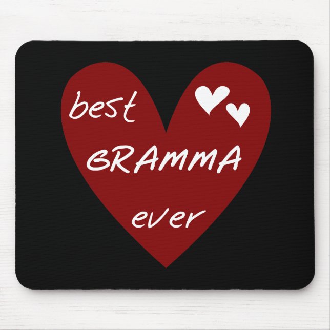 Rotes Herz beste Gramma überhaupt T-Shirts und Ges Mousepad (Vorne)