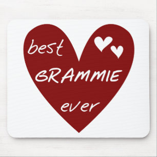 Rotes Herz beste Grammie überhaupt T-Shirts und Ge Mousepad