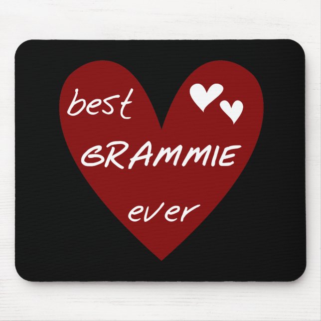 Rotes Herz beste Grammie überhaupt T - Shirts und Mousepad (Vorne)