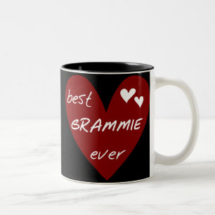 Rotes Herz beste Grammie überhaupt T - Shirts und Zweifarbige Tasse