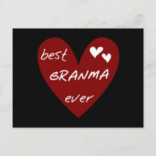 Rotes Herz beste Granma überhaupt T - Shirts und Postkarte
