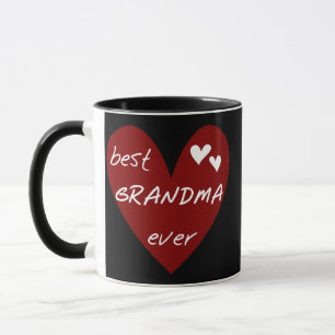 Rotes Herz-beste Großmutter-überhaupt T - Tasse