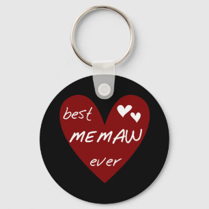 Rotes Herz beste Memaw überhaupt T-Shirts und Schlüsselanhänger