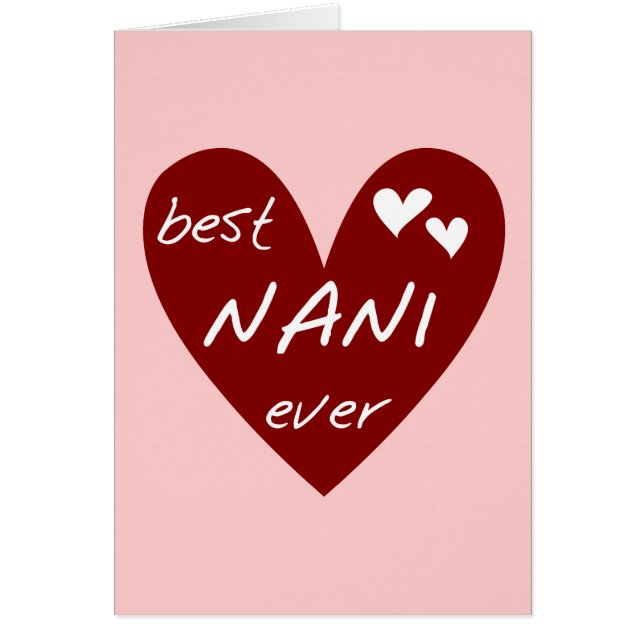 Rotes Herz beste Nani überhaupt T - Shirts und (Vorne)