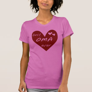Rotes Herz Beste Oma Aller Zeiten T-Shirts und Ges