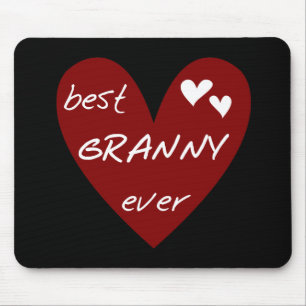 Rotes Herz-beste Oma-überhaupt T-Shirts und Mousepad