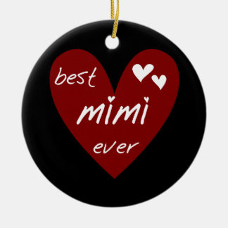 Rotes Herz-beste überhaupt T-Shirts Mimi und Keramikornament