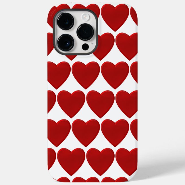 Rotes Herz Case-Mate iPhone 14 Pro Max Hülle (Rückseite)