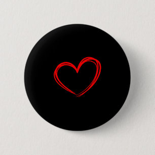 Rotes Herz Coole Liebe Herz Grafik Valentinstag M Button