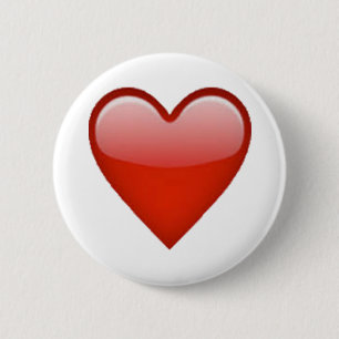 Rotes Herz - Emoji Button