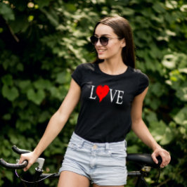 Rotes Herz für Liebe T-Shirt