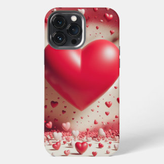Rotes Herz-Handyhülle iPhone 13 Pro Max Hülle