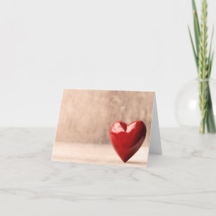 Rotes Herz. Karte