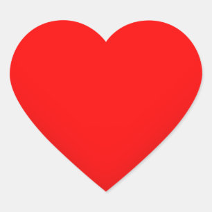 Rotes Herz Liebe Herz-Aufkleber