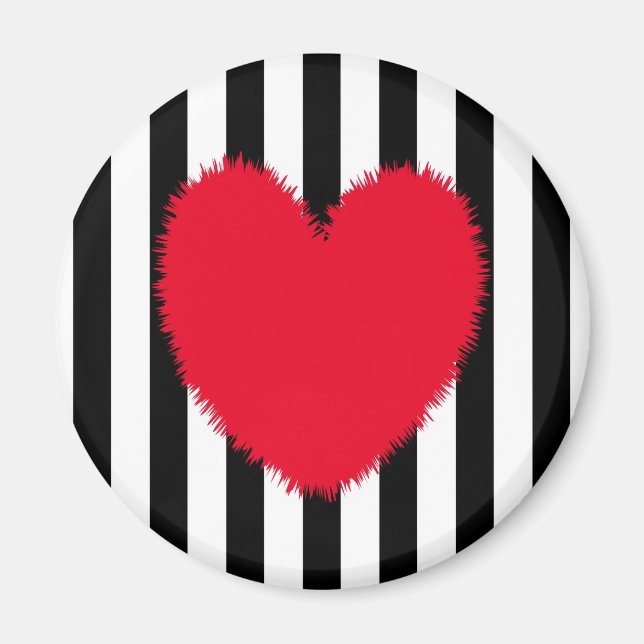 Rotes Herz Magnet (Vorne)