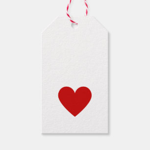 Rotes Herz Modern Minimalistisch Einfach Liebe Ele Geschenkanhänger