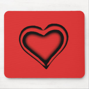 Rotes Herz Mousepad