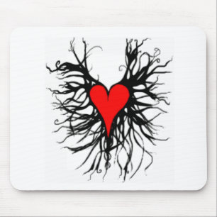 Rotes Herz Mousepad